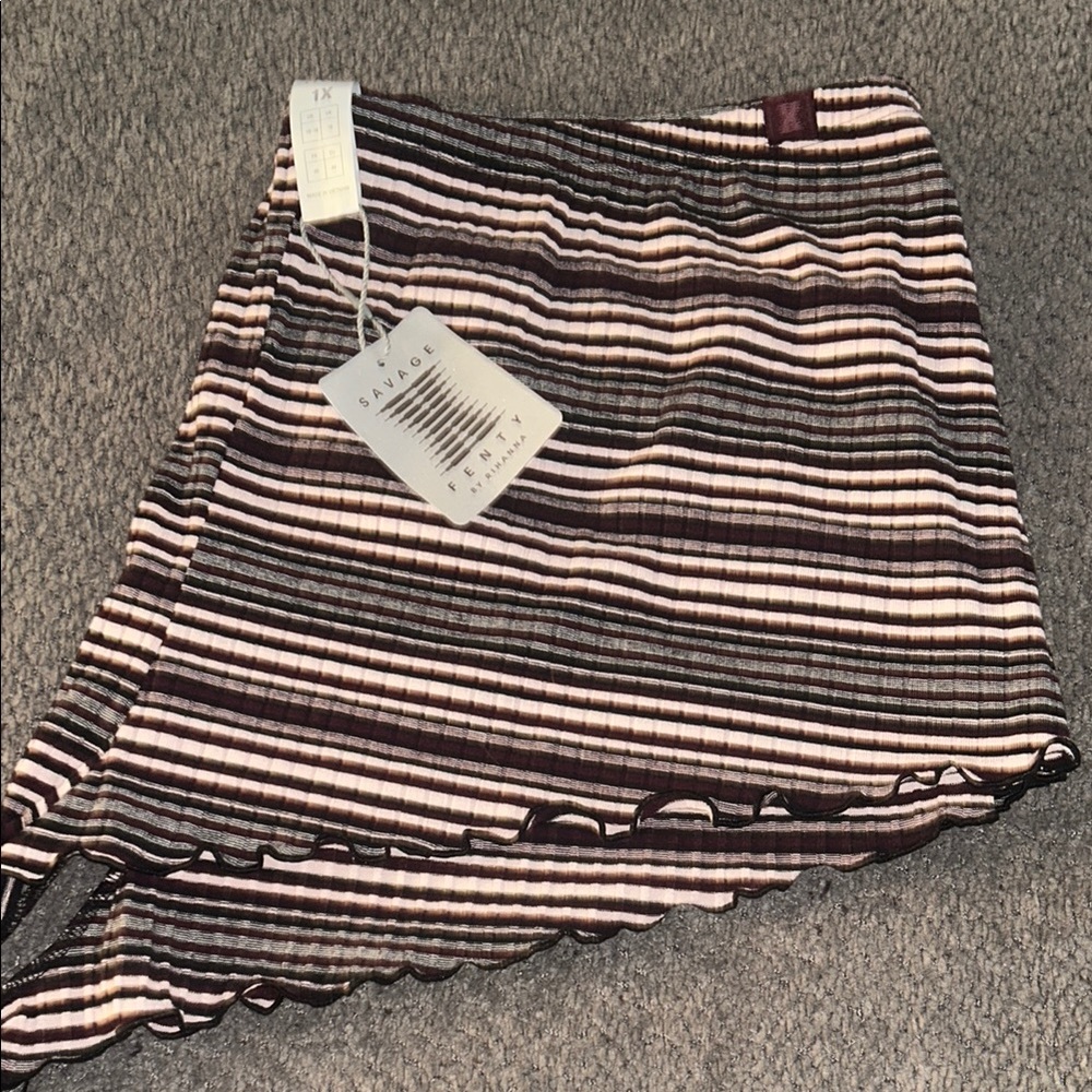 Savage X Fenty Thicc rib shorts. NWOT. Size 1x